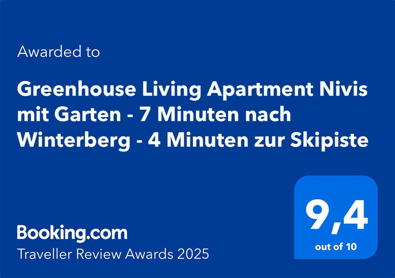 Greenhouse Living Apartment Nivis Mit Garten - 4 Minuten Nach Winterberg - Wandern, Mountainbike Fahren - Natur Geniessen เมเดบาค ภายนอก รูปภาพ